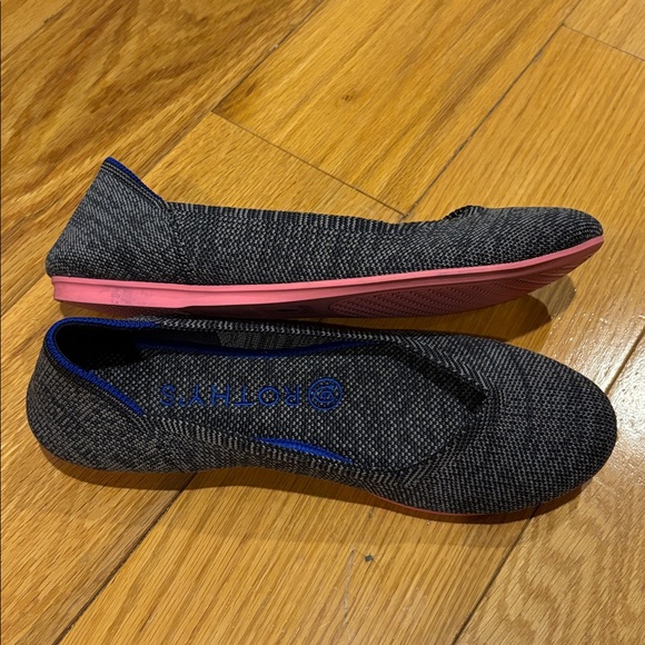 Rothy’s The flat in charcoal birdseye round toe Sz 7 - Picture 5 of 10